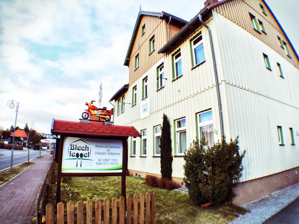Blechleppel - Die Pension Im Harz Benneckenstein Exterior foto